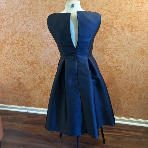 🌿SALE🌿BEULAH Style Navy Flare Sleeveless Dress - Picture 2 of 13